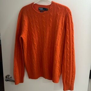 Ralph Lauren Orange Cashmere Sweater, Excellent Condition, Size M, Super comfy